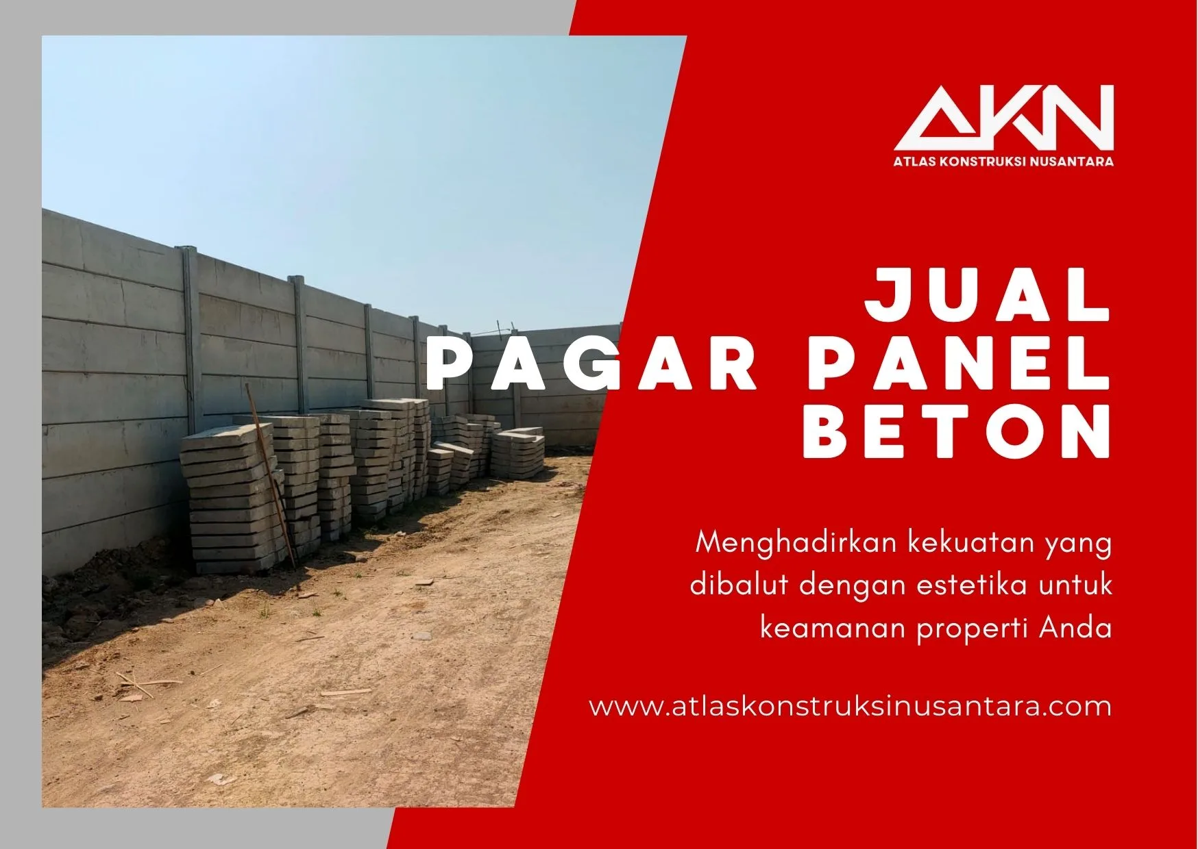 harga pagar panel beton terpasang 2026